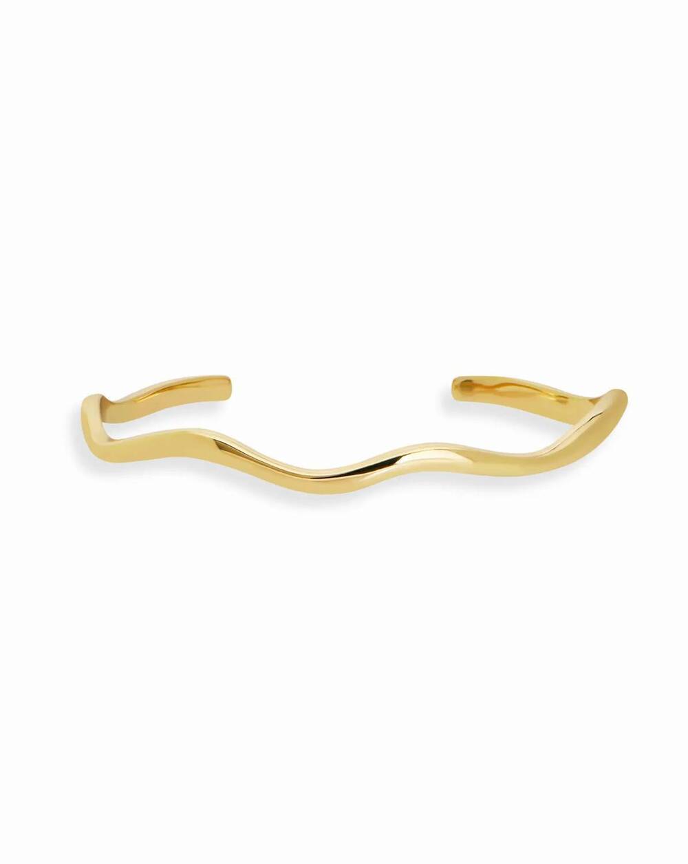 NEW MOD + JO women's bren cuff bracelet in gold plate